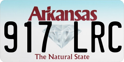 AR license plate 917LRC