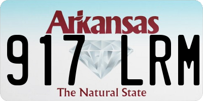 AR license plate 917LRM