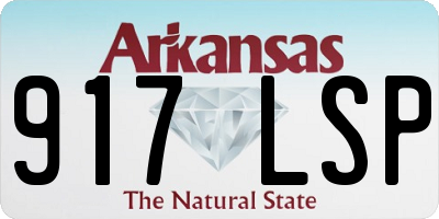 AR license plate 917LSP