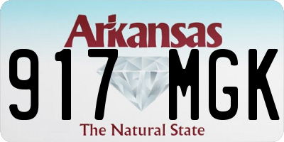 AR license plate 917MGK