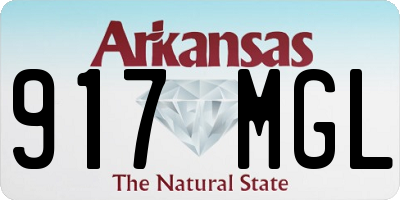 AR license plate 917MGL