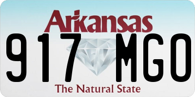 AR license plate 917MGO