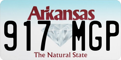AR license plate 917MGP