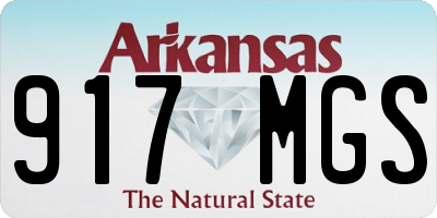 AR license plate 917MGS