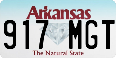 AR license plate 917MGT