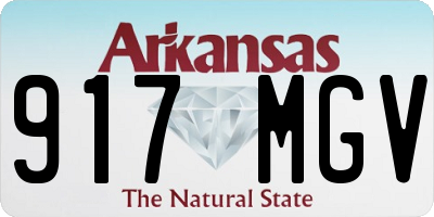 AR license plate 917MGV