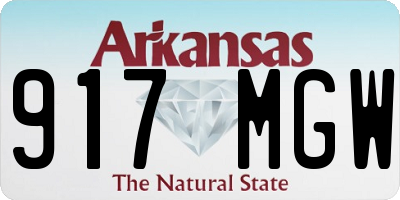 AR license plate 917MGW