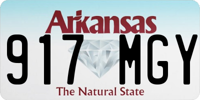 AR license plate 917MGY