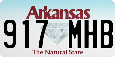 AR license plate 917MHB