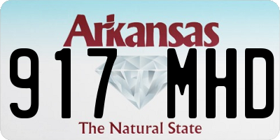 AR license plate 917MHD