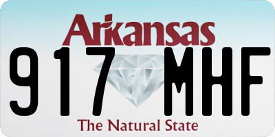 AR license plate 917MHF