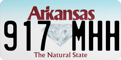 AR license plate 917MHH