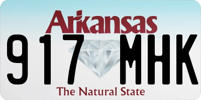 AR license plate 917MHK