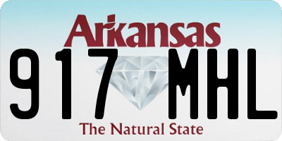 AR license plate 917MHL