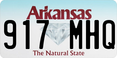 AR license plate 917MHQ
