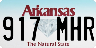 AR license plate 917MHR