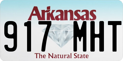 AR license plate 917MHT