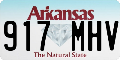 AR license plate 917MHV