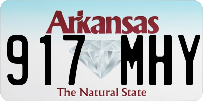 AR license plate 917MHY
