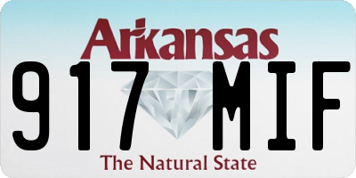 AR license plate 917MIF