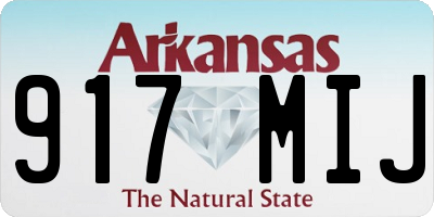 AR license plate 917MIJ