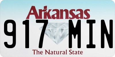 AR license plate 917MIN