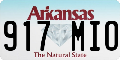 AR license plate 917MIO