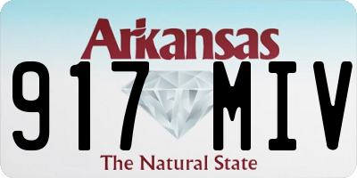 AR license plate 917MIV