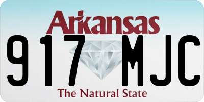 AR license plate 917MJC