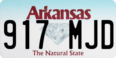 AR license plate 917MJD