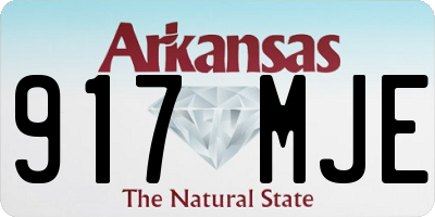 AR license plate 917MJE