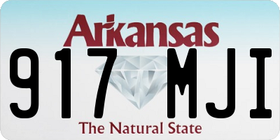 AR license plate 917MJI