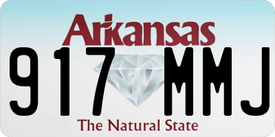 AR license plate 917MMJ