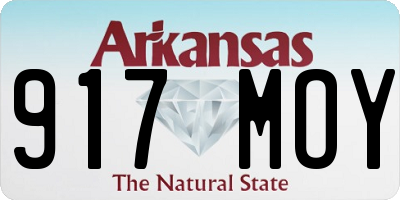 AR license plate 917MOY