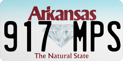AR license plate 917MPS