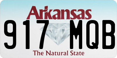 AR license plate 917MQB