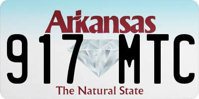 AR license plate 917MTC
