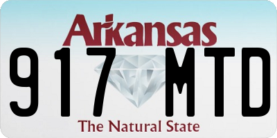 AR license plate 917MTD
