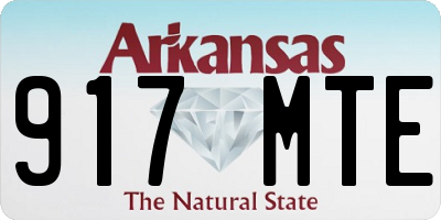 AR license plate 917MTE