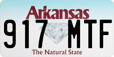 AR license plate 917MTF