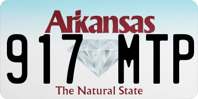 AR license plate 917MTP