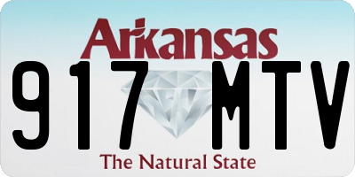 AR license plate 917MTV