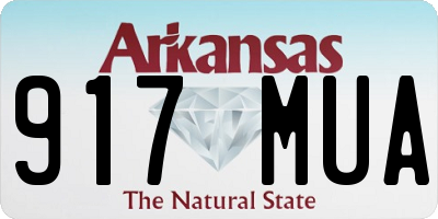 AR license plate 917MUA