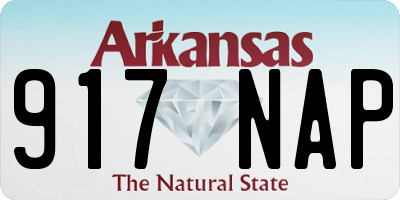 AR license plate 917NAP