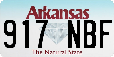 AR license plate 917NBF