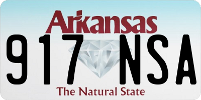 AR license plate 917NSA