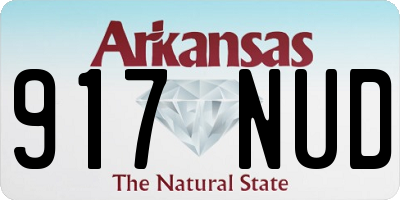 AR license plate 917NUD