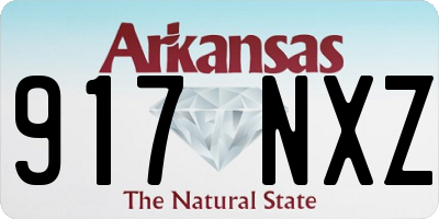 AR license plate 917NXZ