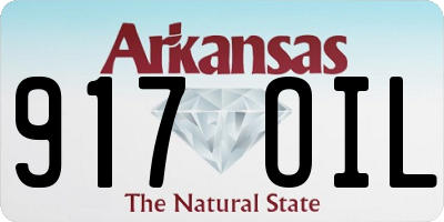 AR license plate 917OIL