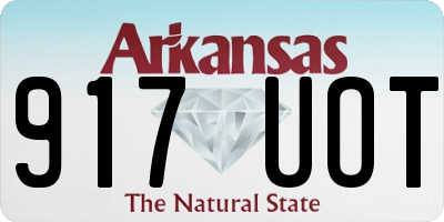 AR license plate 917UOT